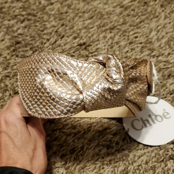 Chloe | Accessories | Nwt Leather Chlo Belt | Poshmark display picture 3